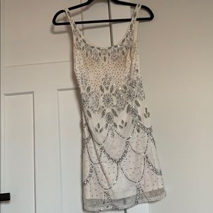 Elegant Embroidered, Shift Dress